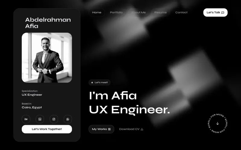 Portfolio Abdelrahman Afia